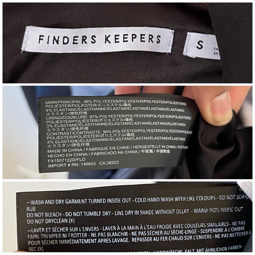 Finders Keepers Last Chance Black Cut out midi dress Small - Picture 4 of 4